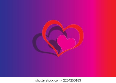 VALENTINE'S DAY COLORFUL WALLPAPER BACKGROUND. FREE DOWNLOAD.