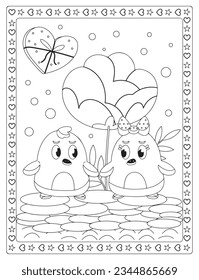 Valentine's Day Coloring Pages for adult