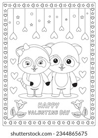 Valentine's Day Coloring Pages for adult