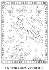 Valentine's Day Coloring Pages for adult