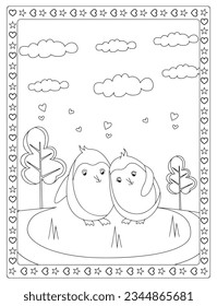 Valentine's Day Coloring Pages for adult