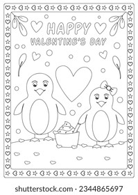 Valentine's Day Coloring Pages for adult