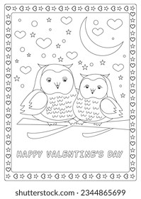 Valentine's Day Coloring Pages for adult