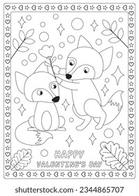 Valentine's Day Coloring Pages for adult