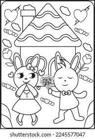 
Valentine's Day Coloring Pages for Kids

