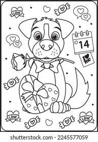 
Valentine's Day Coloring Pages for Kids
