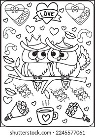 
Valentine's Day Coloring Pages for Kids
