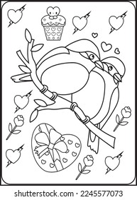 
Valentine's Day Coloring Pages for Kids
