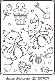 
Valentine's Day Coloring Pages for Kids
