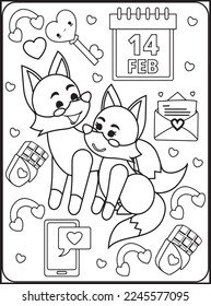 
Valentine's Day Coloring Pages for Kids
