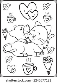 
Valentine's Day Coloring Pages for Kids
