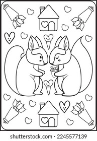 
Valentine's Day Coloring Pages for Kids

