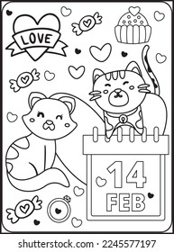 
Valentine's Day Coloring Pages for Kids

