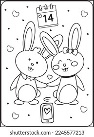 
Valentine's Day Coloring Pages for Kids
