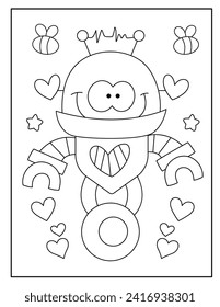 Valentine's Day Coloring Pages for Kids