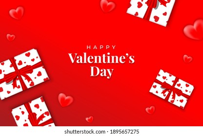 Valentine's day concept background. Vector illustration template. Cute love for  Wallpaper, flyers, invitation, posters, brochure, banners.