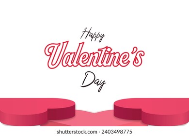 Valentine's day concept background Vector illustration