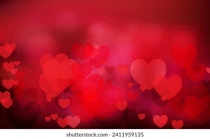 Valentine's Day concept background. Vector illustration. Cute love sale banner or greeting card