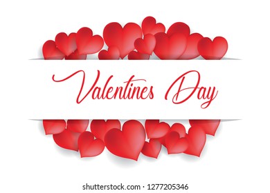 Valentine's Day concept, heart shaped balloon. vector illustration. Wallpapers, leaflets, invitations, posters, brochures, banners. EPS 10