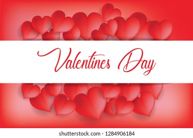 Valentine's Day concept, vector illustration. Wallpapers, leaflets, invitations, posters, brochures, banners. EPS 10 