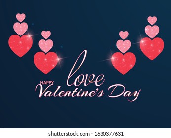 Valentine's day concept. Vector illustration.