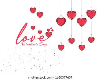 Valentine's day concept. Vector illustration.