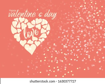 Valentine's day concept. Vector illustration.