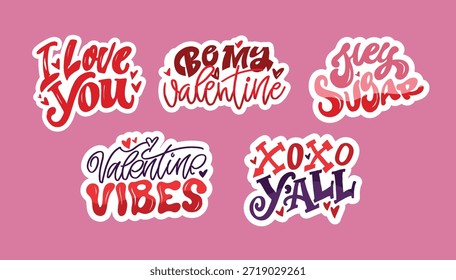 Núcleo del Día de San Valentín. Dibujado a mano doodle cita de letras sobre el amor. Letras para el diseño de la camiseta, impresión de la taza, impresión del bolso, moda de la ropa. Imagen de Vector 100% dibujado a mano.