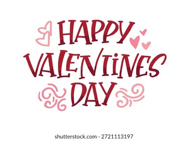 Núcleo del Día de San Valentín. Dibujado a mano doodle cita de letras sobre el amor. Letras para el diseño de la camiseta, impresión de la taza, impresión del bolso, moda de la ropa. Imagen de Vector 100% dibujado a mano.