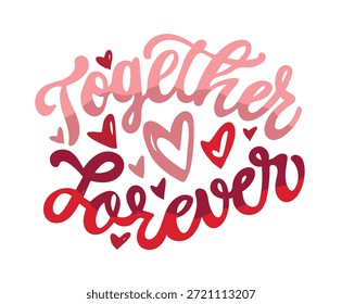 Núcleo del Día de San Valentín. Dibujado a mano doodle cita de letras sobre el amor. Letras para el diseño de la camiseta, impresión de la taza, impresión del bolso, moda de la ropa. Imagen de Vector 100% dibujado a mano.