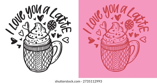 Valentine's Day core. Hand drawn doodle lettering quote about Love. Lettering for t-shirt design, mug print, bag print, clothes fashion. 100% hand drawn vector image.
