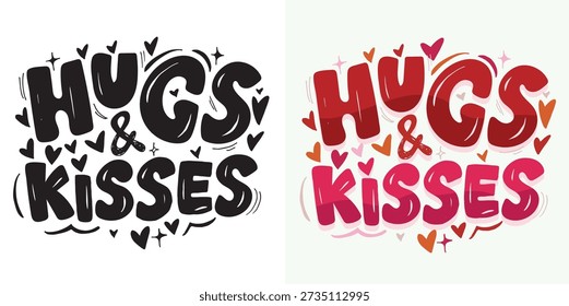Valentine's Day core. Hand drawn doodle lettering quote about Love. Lettering for t-shirt design, mug print, bag print, clothes fashion. 100% hand drawn vector image.
