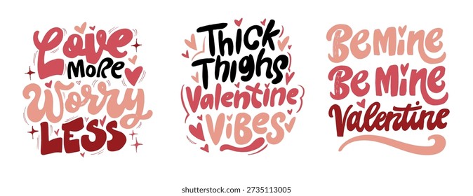 Valentine's Day core. Hand drawn doodle lettering quote about Love. Lettering for t-shirt design, mug print, bag print, clothes fashion. 100% hand drawn vector image.
