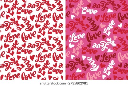 Valentine's Day core. Hand drawn doodle lettering quote about Love. Lettering for t-shirt design, mug print, bag print, clothes fashion. 100% hand drawn vector image.
