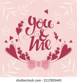 Valentine's Day couple love quotes. greeting card poster design and social media post 