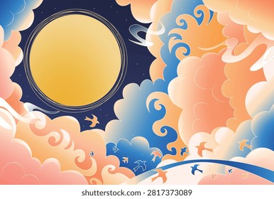 Valentine's Day couple vector illustration