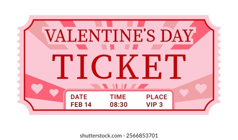 Valentine's Day Coupon pass or Ticket 