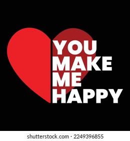 Valentine's day creative typography design.This is an editable vector file.