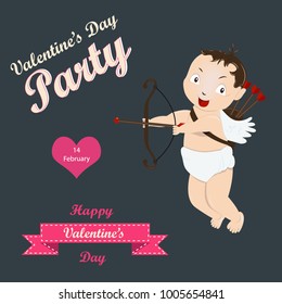 Valentine's Day. Cupid