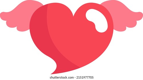 Cupido de San Valentín, ilustración, vector sobre fondo blanco.