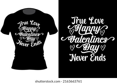 Valentine's Day Cute Hearts T-Shirt Design