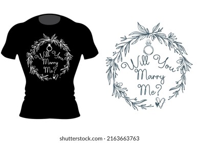 Valentine's Day Cute Hearts T-Shirt Design