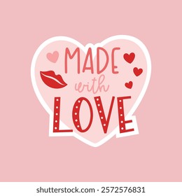 Valentine's Day cute sticker labels 