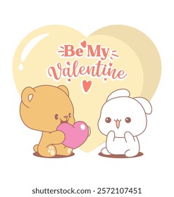 Valentine's Day Cute vector image