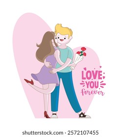 Valentine's Day Cute vector image