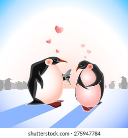 Valentine's Day. Declaration of love. Template greeting card.