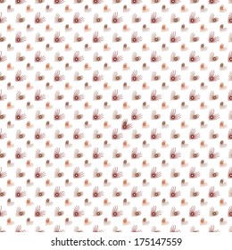 Valentine's day deco vector pattern
