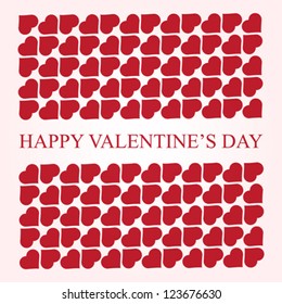 Valentine's Day design card vector