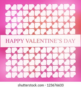 Valentine's Day design card vector