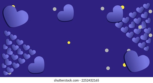 Valentine's day design. Creative illustration  Romantic background, space for text. Love concept for happy mother's day, valentine's day, birthday, women's day, etc